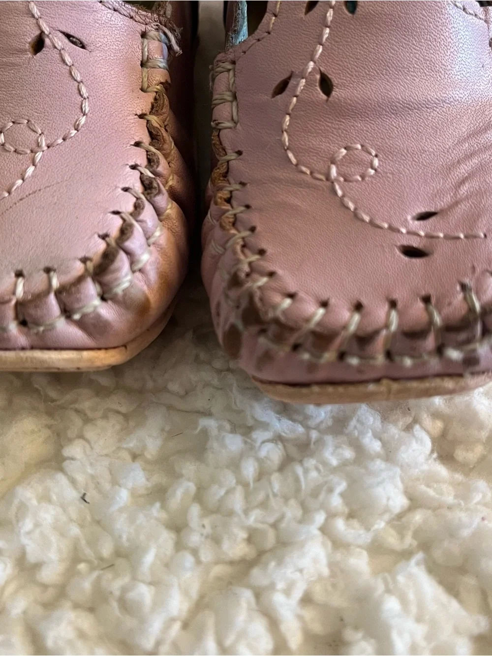 Mexican Leather Shoes Baby Girl